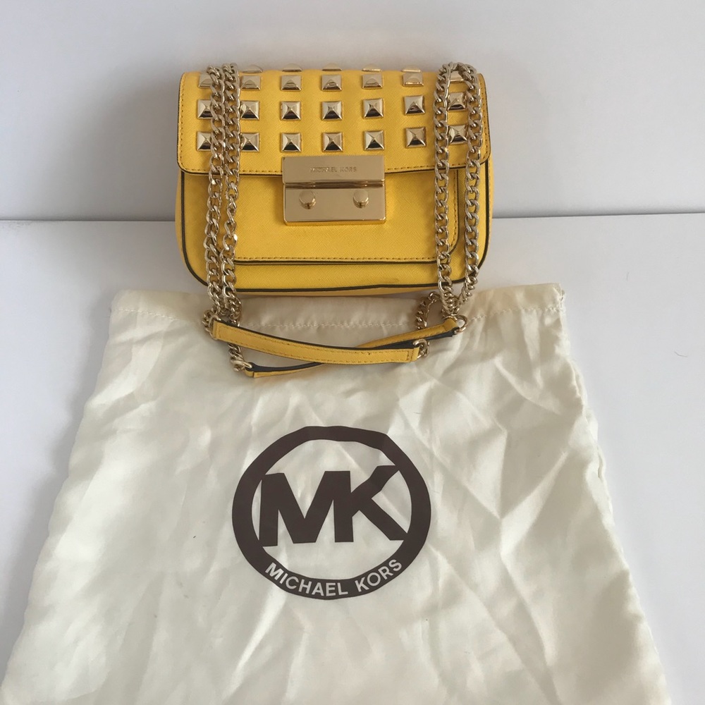 Michael Kors Sloan stud crossbody/ shoulder bag
